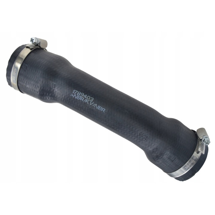 Furtun aer intercooler, ProParts Krawczyk, Fibra Kevlar, Ford Focus MK3 Mondeo MK5, 1750041 1771188 CV61-6K863-CC 1789403, Negru/Argintiu