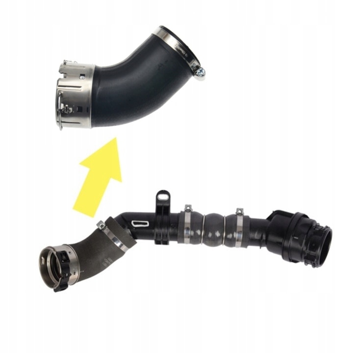 Furtun aer intercooler, ProParts Krawczyk, Cauciuc, Renault Nissan