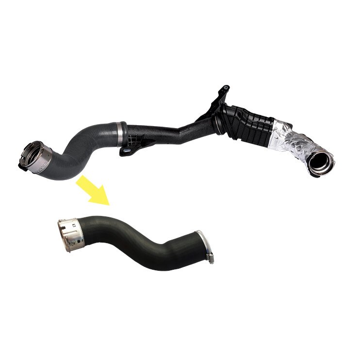 Furtun aer intercooler, ProParts Krawczyk, Cauciuc, Renault Clio