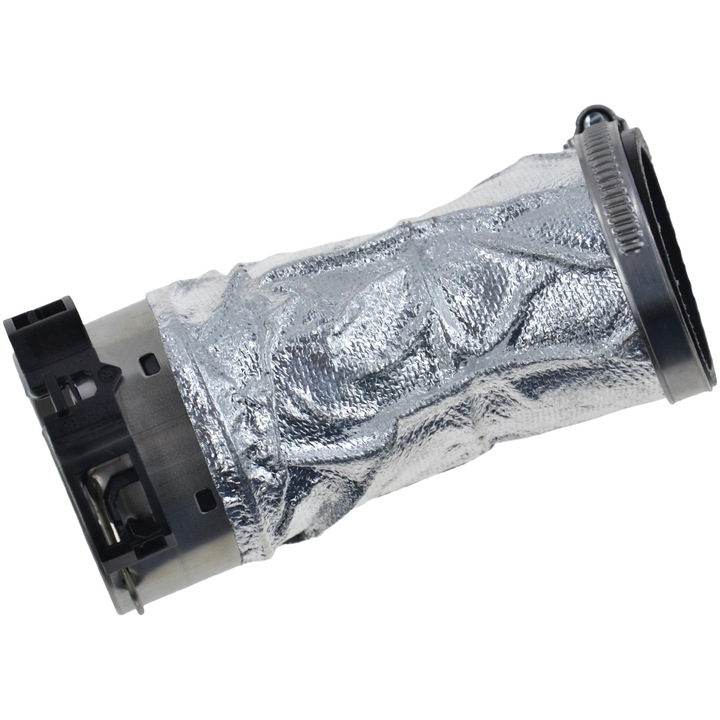 Furtun aer intercooler, ProParts Krawczyk, Polimer, Dacia Lodgy Duster Dokker Renault Clio IV, 144609034R14 46 090 34R144608294R14 46 082 94R144604018R14 46 040 18R, Negru/Argintiu