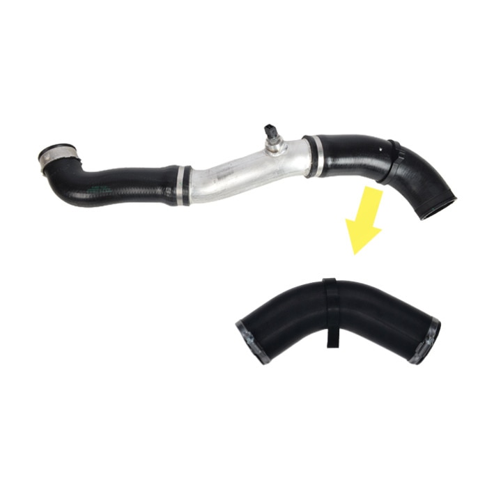 Furtun aer intercooler, ProParts Krawczyk, Compatibil cu BMW E46, Negru
