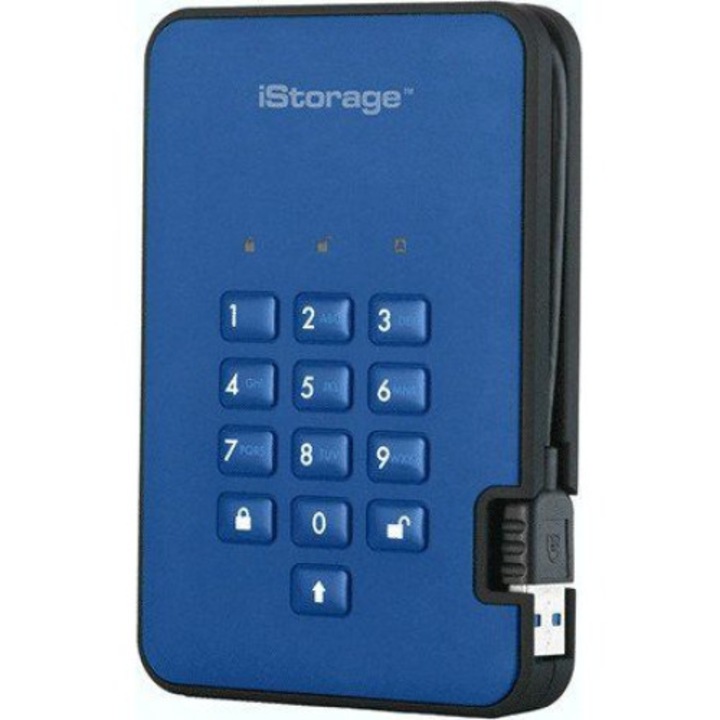 Външен твърд диск, Origin Storage, 2TB, син