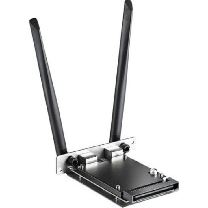 Access Point Wireless Edimax OAP1300, Gigabit, Dual Band, 1300 Mbps, Exterior, PoE, 2 Antene externe Alb