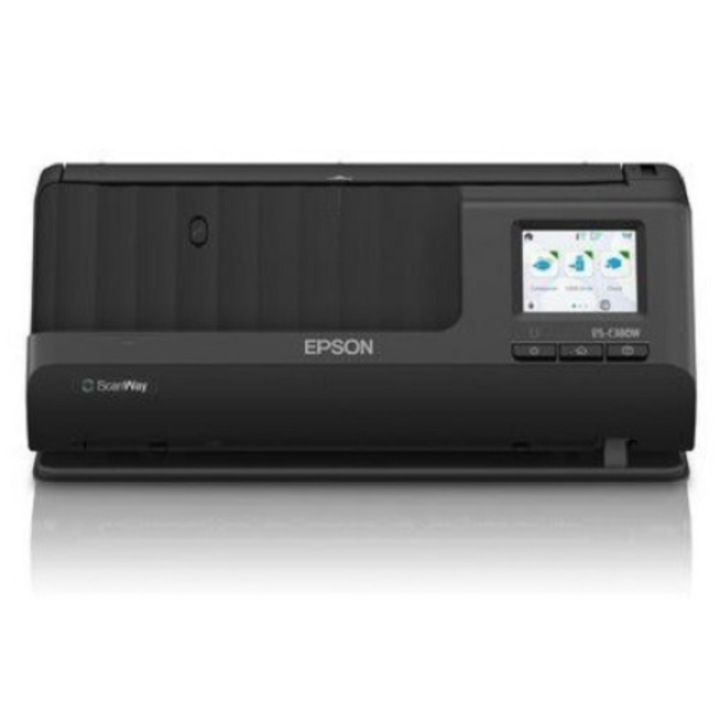 Scaner, Epson, Model WorkForce WorkForce ES-C380W, 30 ppm, Negru