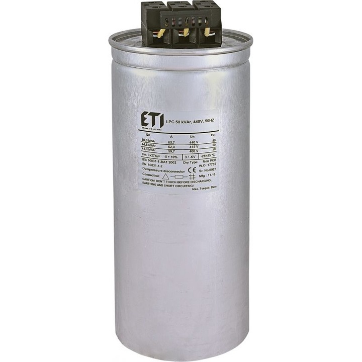 Condensator, ETI Polam, 440V, 50Hz