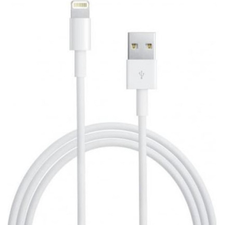 Cablu de date, Apple, USB-A, 2 m, Alb