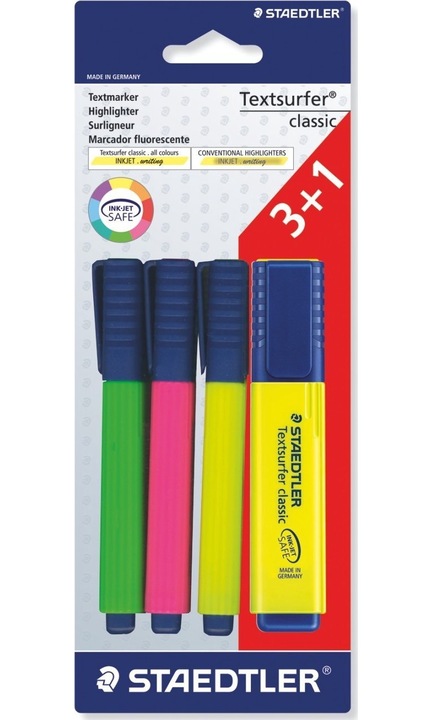 Set 4 markere, Staedtler, Multicolor