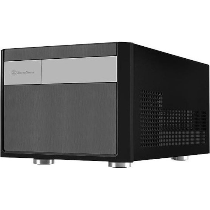 Компютърна кутия, SilverStone, USB 3.0, Cube Tower, черен