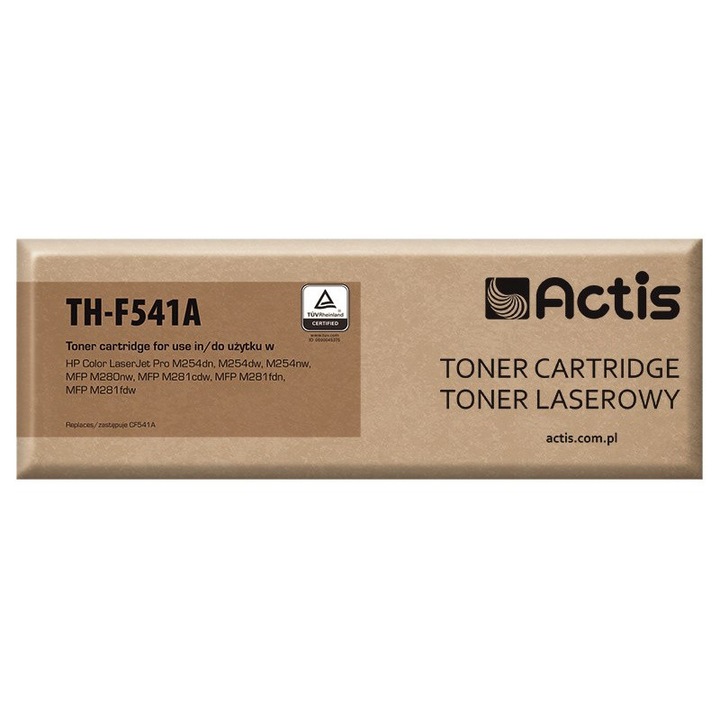 Toner Actis TH-F541A, compatibil cu LaserJet Pro M254dn/Laserjet Pro M254dw, Cyan