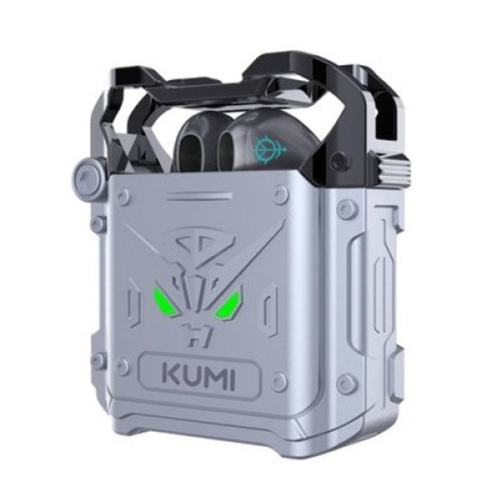 Kumi Mech X3 vezeték nélküli fülhallgató, in ear, szürke