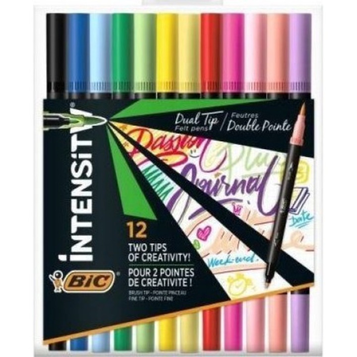 Set 12 carioci, Bic, Intensity, Multicolor