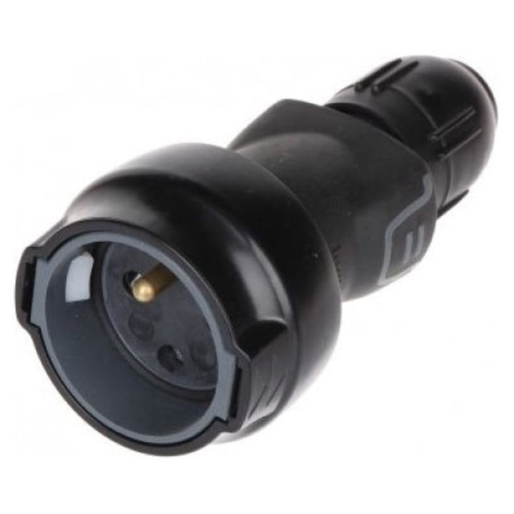Контакт, Legrand, LE-50112, 230 V, 16 A, Черен