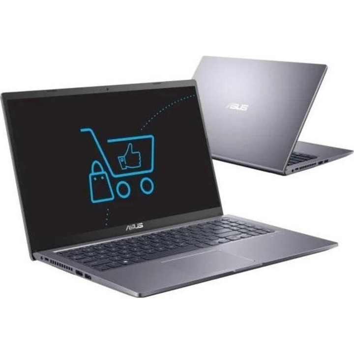 Лаптоп, Asus, 15.6", Ryzen 7 5700U, 8GB, SSD512GB, сив