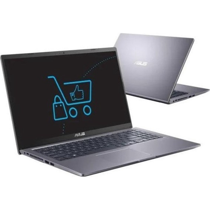 Asus M515UA-BQ469 Laptop, 15,6" Full HD IPS, Ryzen 7 5700U (1,80 GHz /4,30 GHz, 8C/16T), AMD Radeon Graphics, RAM 8 GB, SSD 512 GB, OS nélkül, szürke