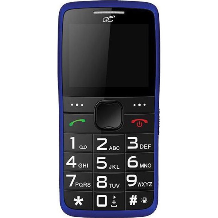 Telefon mobil, Maxcom GSM MOB20, 32 MB, Negru/ Albastru