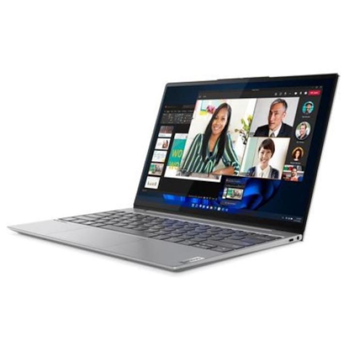 Laptop ThinkBook, Lenovo, Intel Core i5-1235U, 13.3 inchi, 16 GB, 512 GB SSD, Argintiu