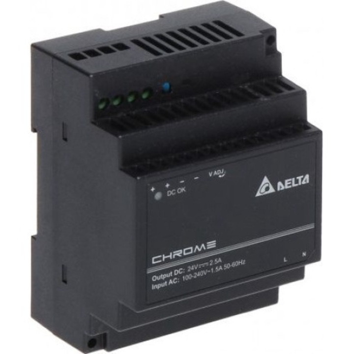 Sursa de alimentare, 24V, 60W, Negru