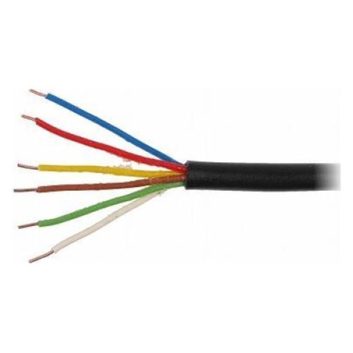 Cablu electric, YTDY-6X0.5/ZEL, Multicolor