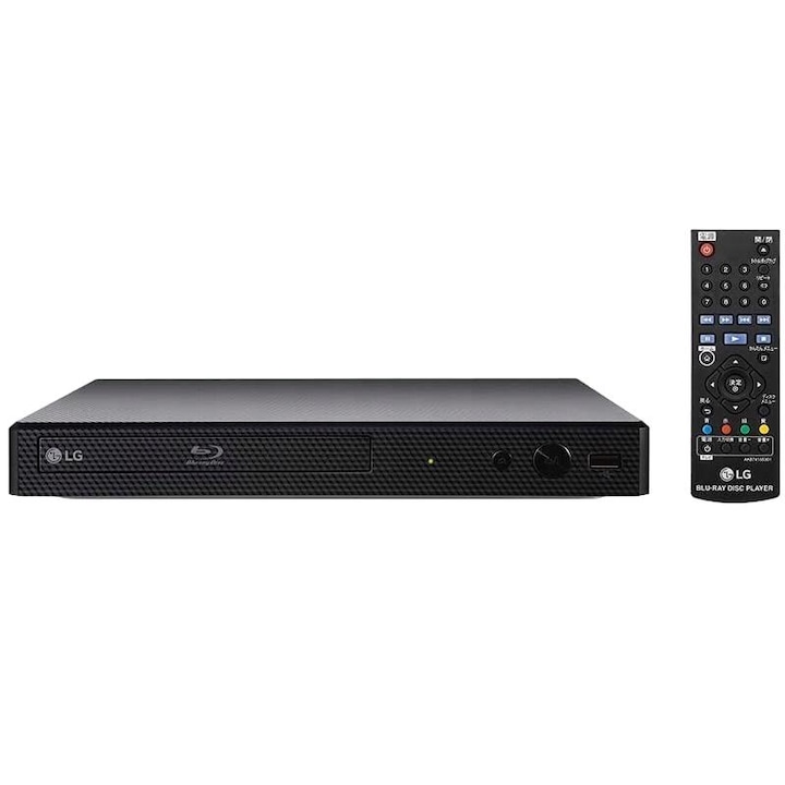 DVD Blu-ray Player, LG, HDMI/USB, 19.5 x 27 x 4.3 cm, Negru