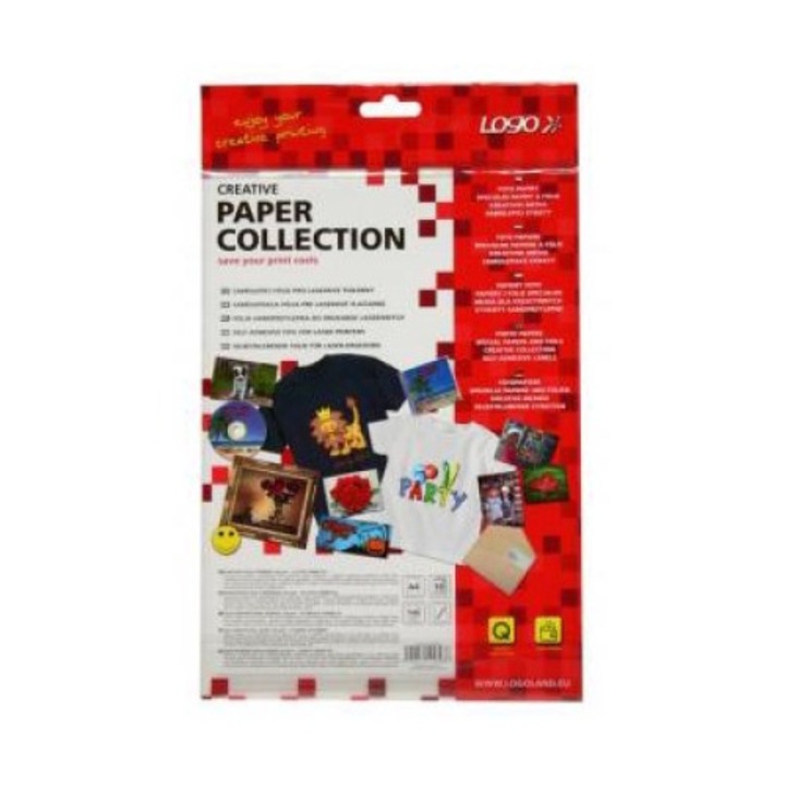 Folie autoadeziva, Logo, A4, 145 g/m2, Argintiu