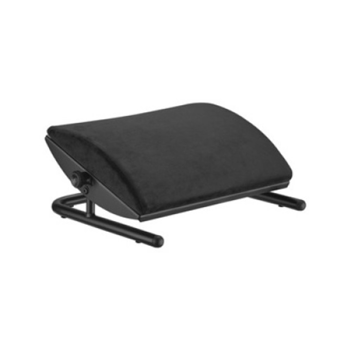 Baza ergonomica pentru picioare, Powertone, Otel, Negru