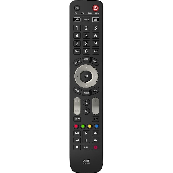 Telecomanda universala, Plastic, Negru