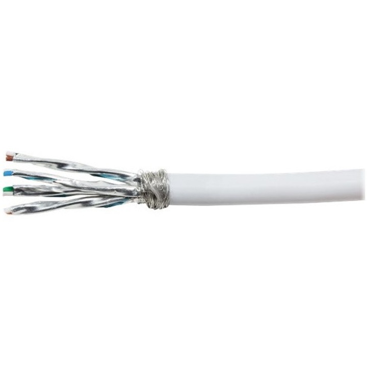 Мрежов кабел S/FTP, LogiLink, 100 м, Бял
