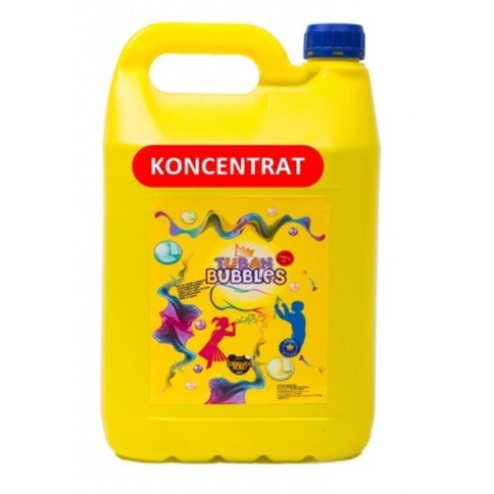 Разтвор за сапунени мехури, Tuban, 5 L, 3+, Многоцветен