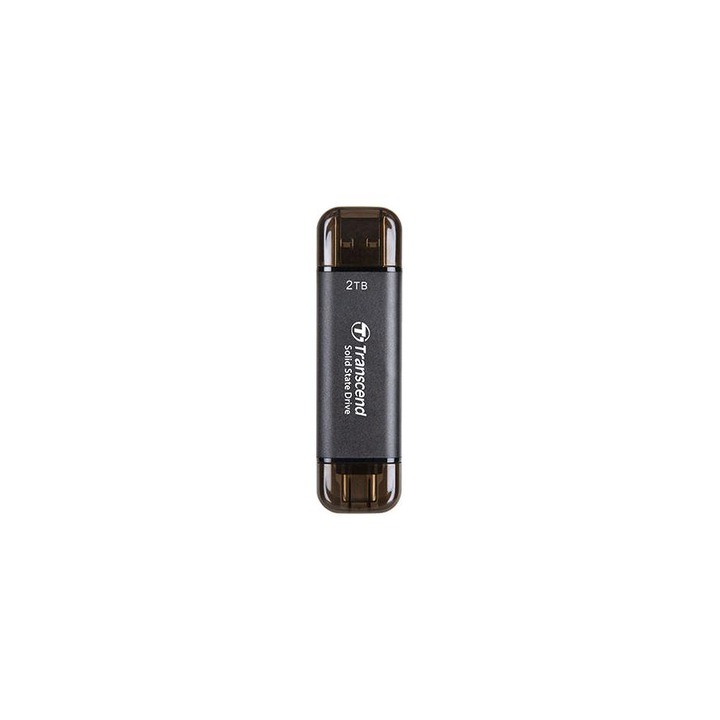 Transcend 2TB ESD310C USB 3.2 Gen 2 Type-A / Type-C Külső SSD - Fekete (TS2TESD310C)
