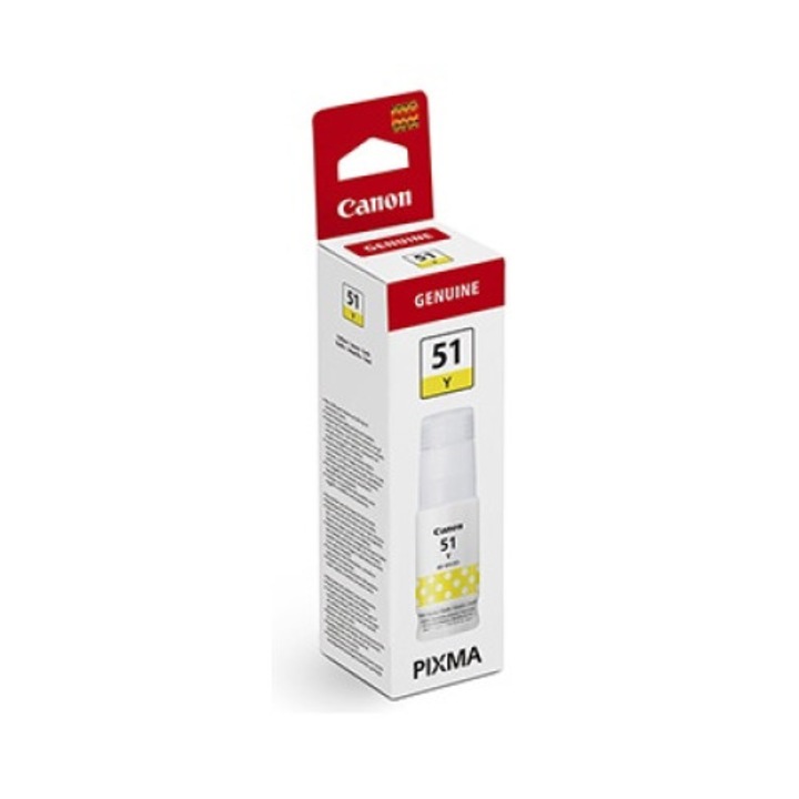 Set 4 bucati flacon cerneala, HQ, compatibila cu HP GT51/GT52, 8000pagini, Black, Cyan, Magenta, Yellow