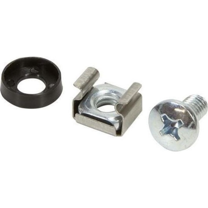 Kit de montare dispozitiv dulap, Logilink, otel, 6 mm, set 20 bucati