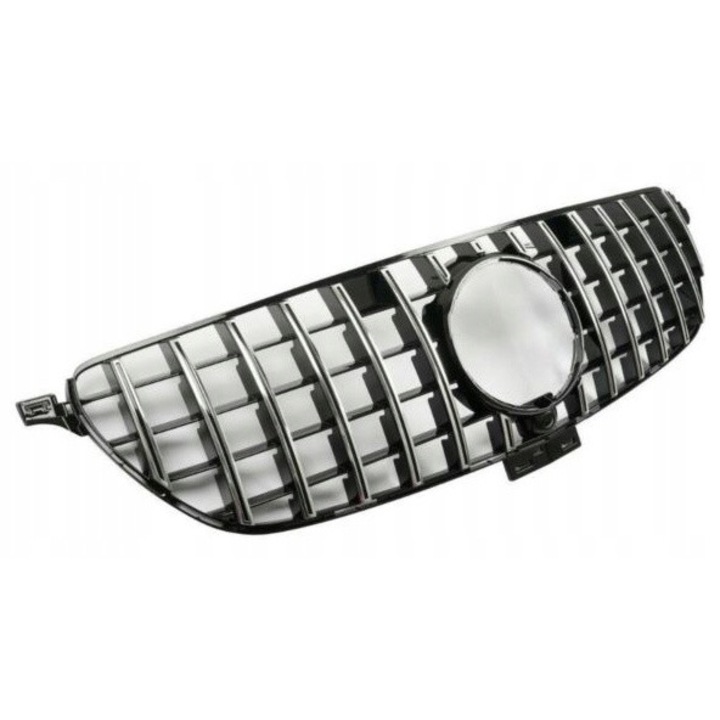 Autó hűtőrács Mercedes C292 GLE Coupe 2015-, ABS, Fekete