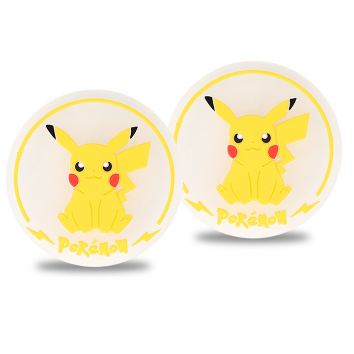 2 db autós italtartó készlet QttvbTna, nedvszívó, rajzfilmes, gumi, univerzális