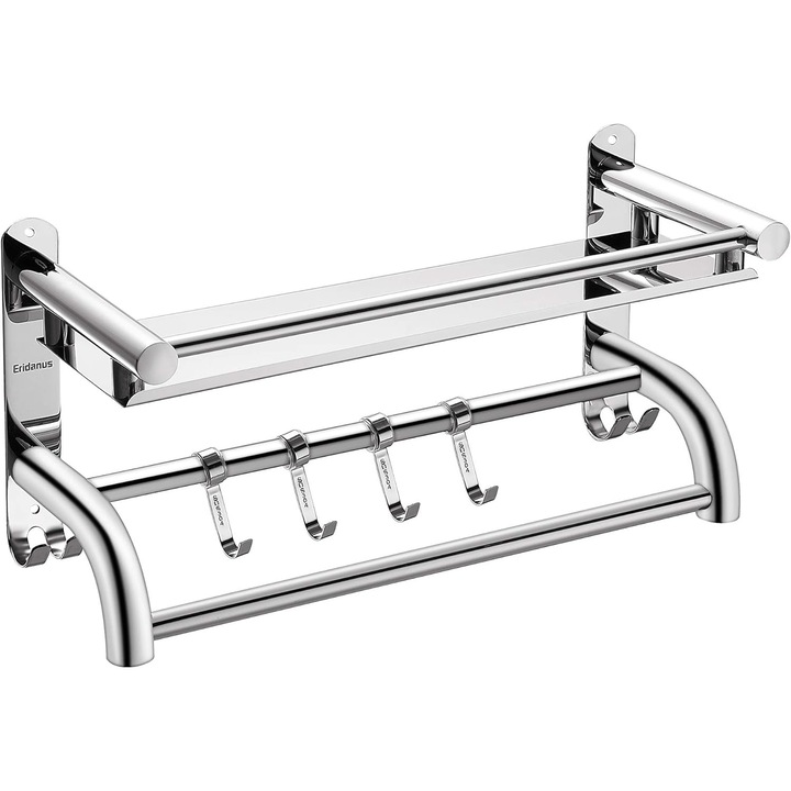 Suport prosop, QttvbTna, 40x19x15cm, inox
