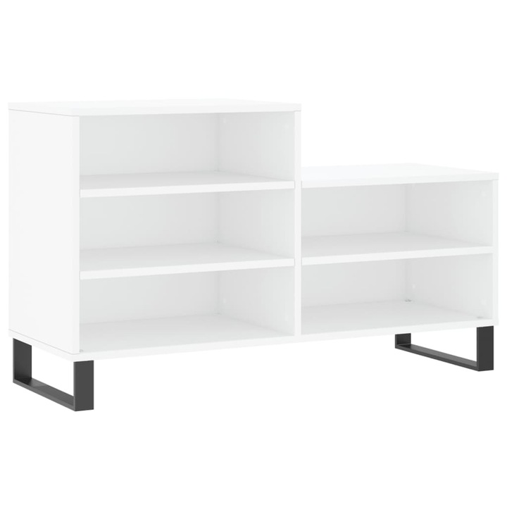 VidaXL fehér szerelt fa cipősszekrény 102x36x60 cm 20.7 kg