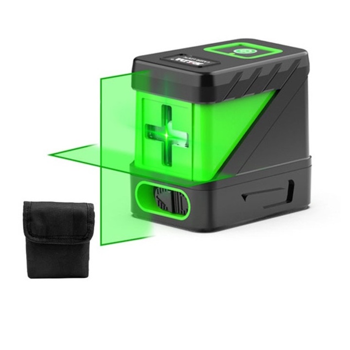 Nivela laser, Hilda, Vertical/Orizontal, Negru/Verde