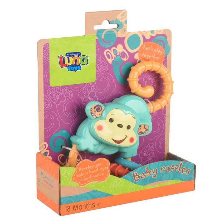 Csörgő Diakakis, Majom, 16, 5x5, 6x19, 5 cm