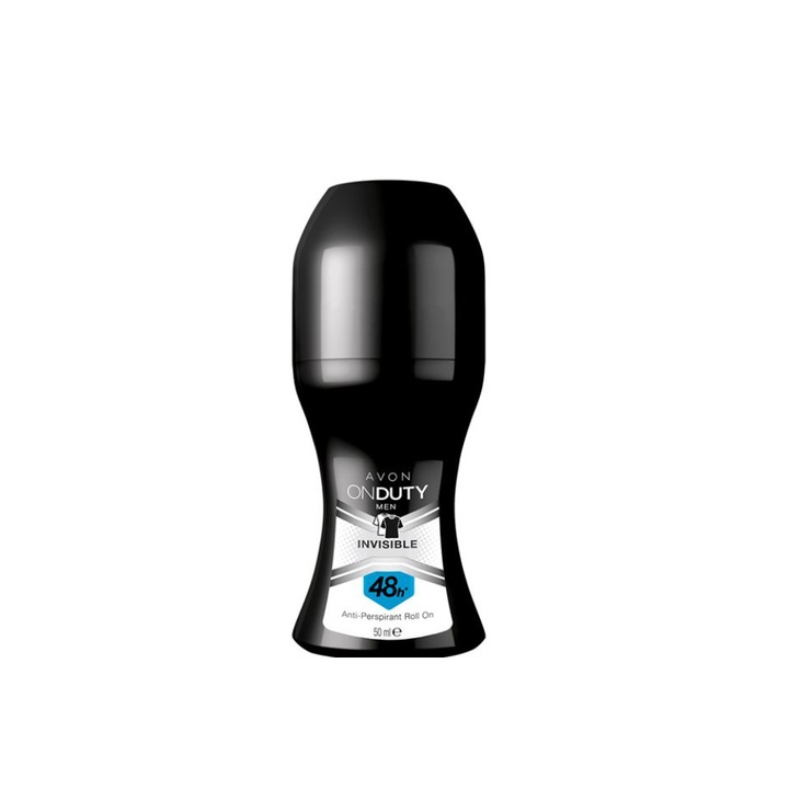 Deodorant antiperspirant cu bila On Duty Invisible pentru El, AVON, 50ML