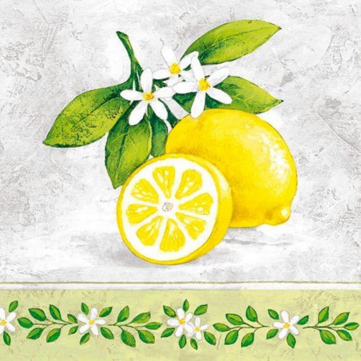 Servetele de hartie Lemon Branch 33x33cm, 20 buc. Ambiente