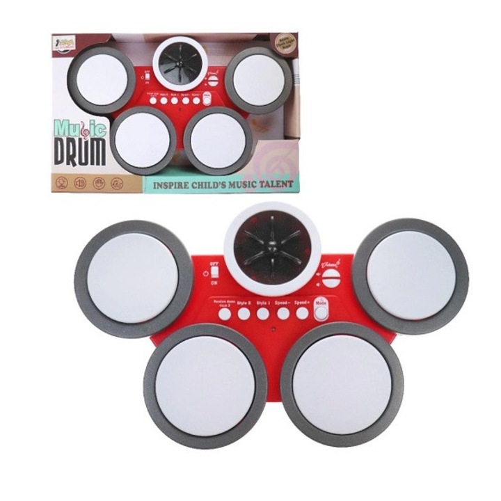 Барабани Bambino Електронни, червени