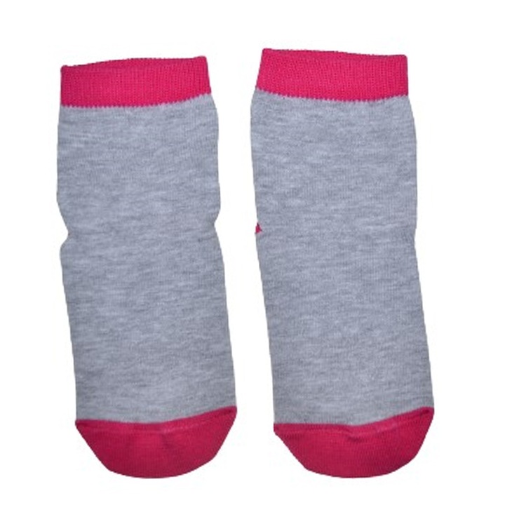 Чорапи за момиче Milusie abs неплъзгащи се модел 56 B2234G-17-19 103344, Сив