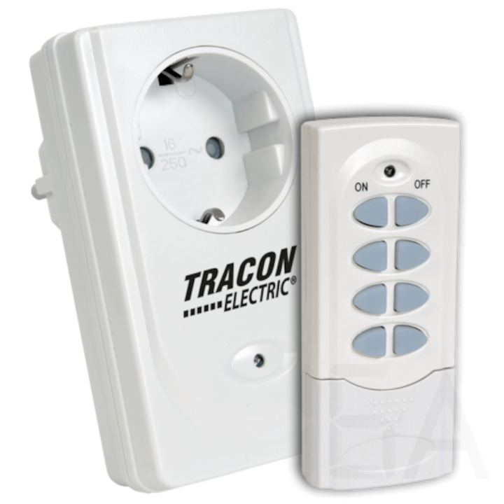 Букса за дистанционно управление 230VAC, 50Hz, 3600W, IP20, 433, 92MHz TRACON RCS11