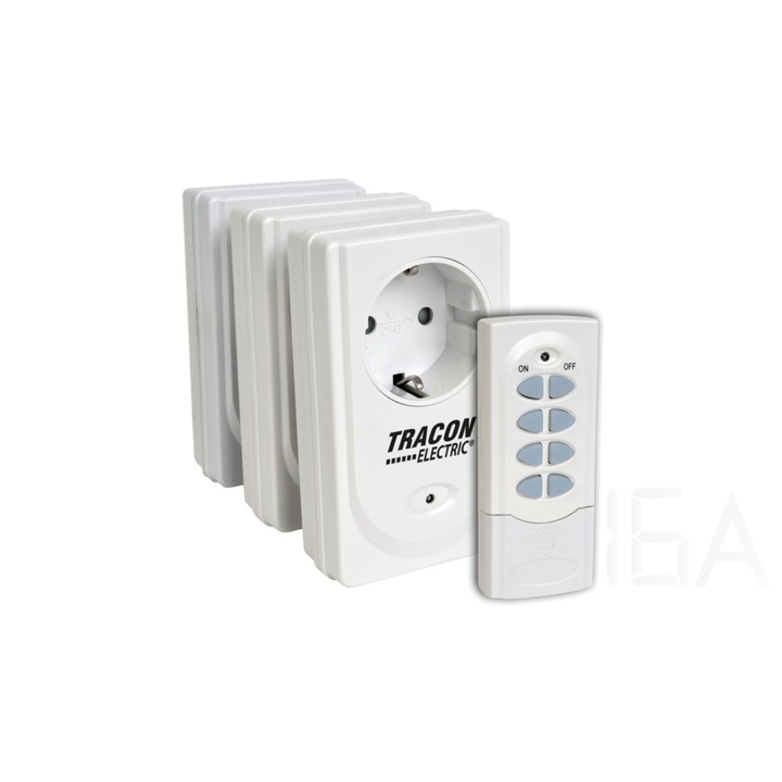 Букса за дистанционно управление 230VAC, 50Hz, 3600W, IP20, 433, 92MHz TRACON TRC13