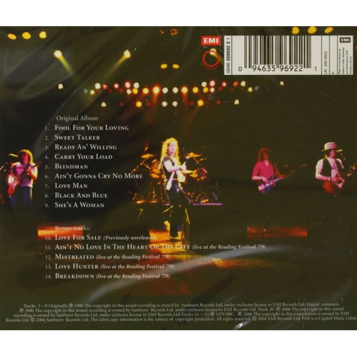 Whitesnake: Ready An' Willing [CD]