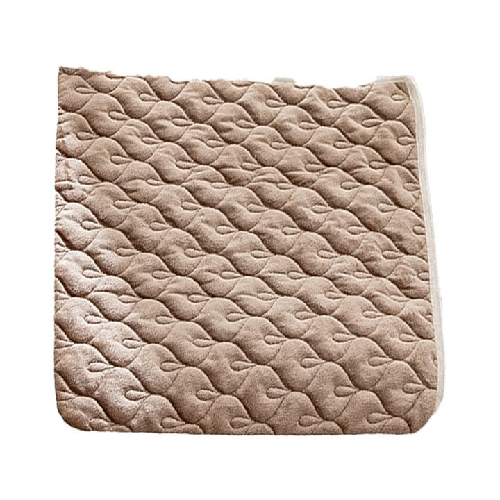Perna decorativa pentru scaun, plus, antiderapanta, maro, 50x50cm