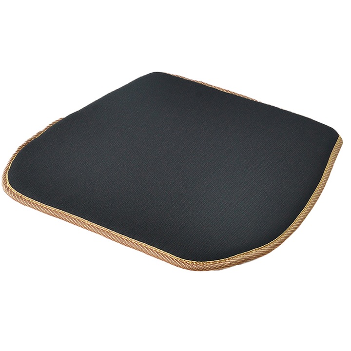 Set perne decorative pentru scaune, bumbac durabil, antialunecare, negru, lavabile