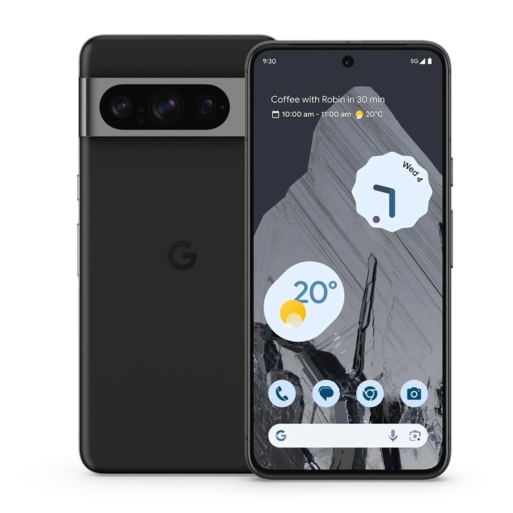 Mobiltelefon Google Pixel 8 Pro, 128 GB, 12 GB RAM, 5G, Obsidian