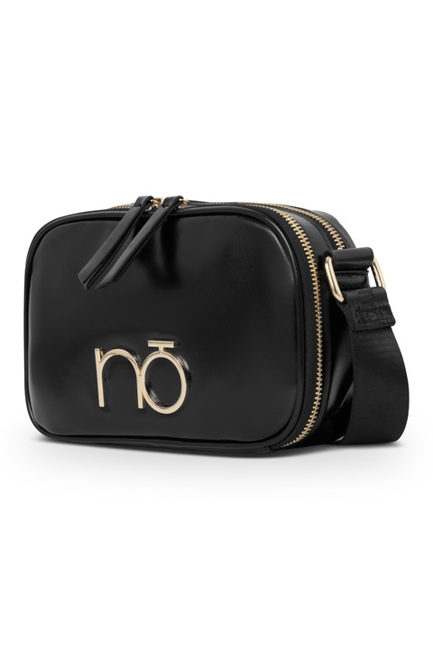 Дамска чанта Nobo, Sublimea, Екологична кожа, 13X21X5 см, Черна