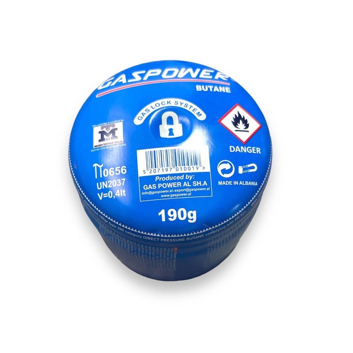 Butelie, rezerva cu gaz 190 gr