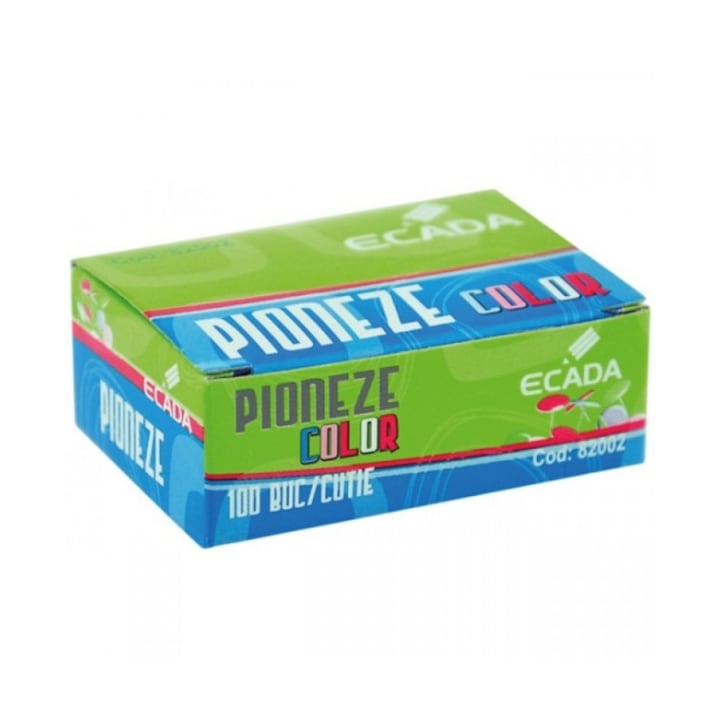 Пинчета ECADA 100 бр/кутия, Многоцветни